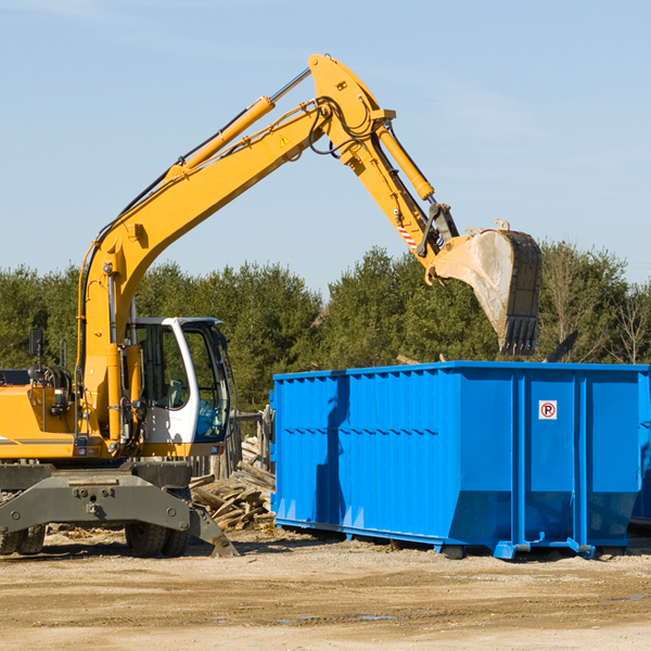 are there any restrictions on where a residential dumpster can be placed in Canadys SC